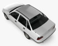 Daewoo LeMans (Nexia, Cielo, Racer) sedan 1999 3D-Modell Draufsicht