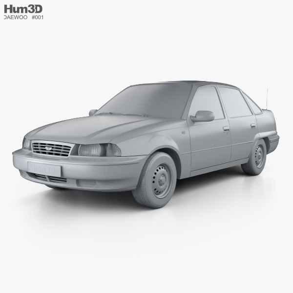 Daewoo nexia 3d model