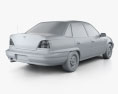 Daewoo LeMans (Nexia, Cielo, Racer) Sedán 1996 Modelo 3D