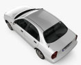 Daewoo Lanos 2014 3D модель top view