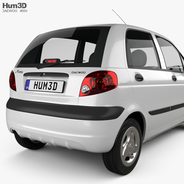 Daewoo matiz 3d model