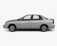 Daewoo Nubira sedan 2014 3d model side view