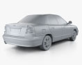 Daewoo Nubira sedan 2014 3d model