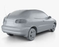 Daewoo Lanos трьохдверний 2000 3D модель