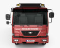 Daewoo Super Novus 自卸式卡车 4轴 2008 3D模型 正面图