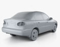 Daewoo Lanos (T100) 2000 3D 모델 