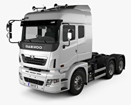 Daewoo Ultra Prima 트랙터 트럭 2012 3D 모델 