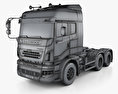 Daewoo Ultra Prima Tractor Truck 2012 3d model wire render