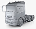 Daewoo Ultra Prima Tractor Truck 2012 3d model clay render