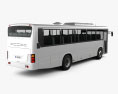 Daewoo BS106 bus 2021 3d model back view