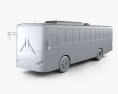 Daewoo BS106 bus 2021 3d model clay render