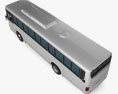 Daewoo BS106 Bus з детальним інтер'єром 2021 3D модель top view