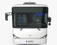 Daewoo BS106 Bus with HQ interior 2021 3d model front view