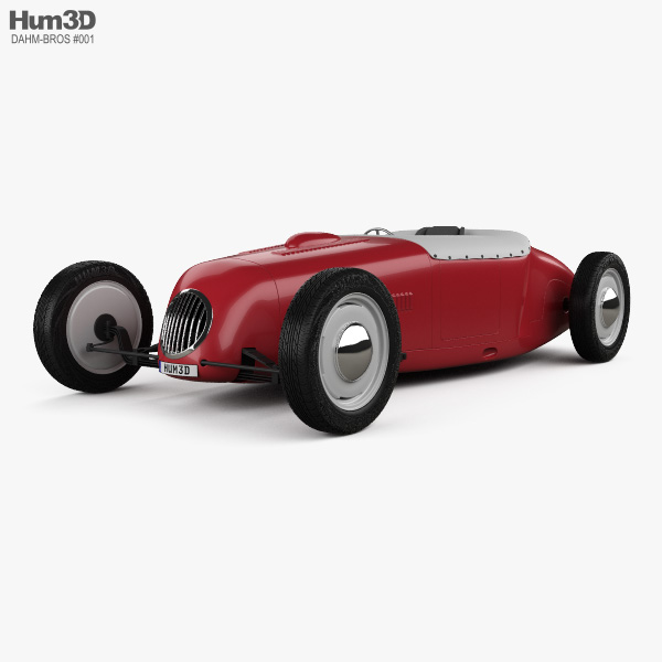 Dahm Brothers Roadster 1927 3D model