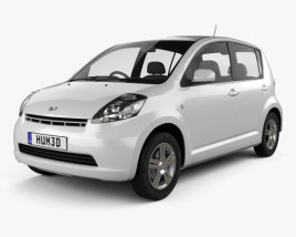 Daihatsu Sirion 2015 3D model