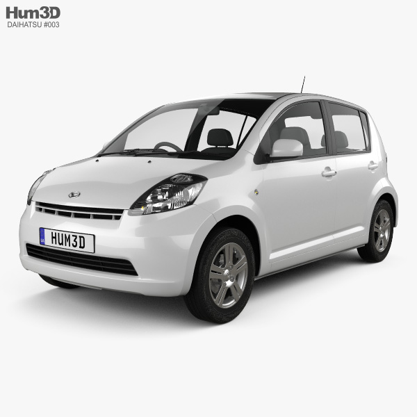 Daihatsu Sirion 2015 3D model