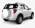 Daihatsu Terios 2011 3D模型 后视图