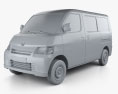 Daihatsu Gran Max Minibus 2014 3D 모델  clay render