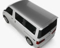 Daihatsu Luxio 2016 Modèle 3d vue du dessus