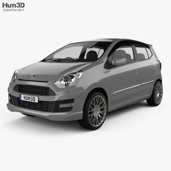 Daihatsu Astra Ayla Sporty 2016 3D model