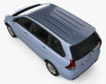 Daihatsu Xenia Sporty 2014 Modello 3D vista dall'alto