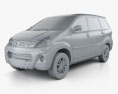 Daihatsu Xenia Sporty 2014 3d model clay render
