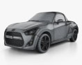 Daihatsu Copen Robe 2017 Modello 3D wire render