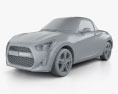Daihatsu Copen Robe 2017 3d model clay render