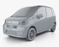 Daihatsu Move 2015 3d model clay render
