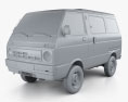 Daihatsu Hijet Tianjin TJ 110 1981 3d model clay render
