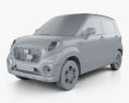 Daihatsu Cast Activa 2018 3d model clay render