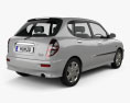 Daihatsu Sirion 2004 3d model back view