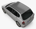 Daihatsu Sirion 2004 3d model top view