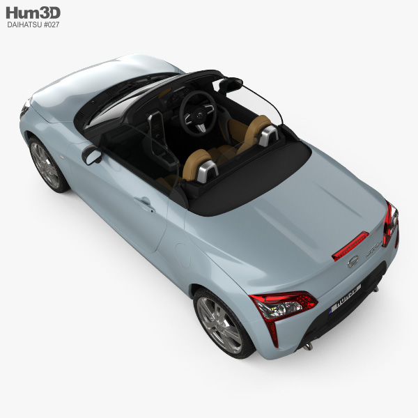 Daihatsu Copen Robe with HQ interior 2017 3D model