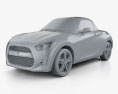 Daihatsu Copen Robe con interior 2014 Modelo 3D clay render