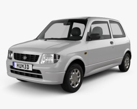 Daihatsu Mira 3-door 2003 3D model