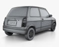 Daihatsu Mira 3-door 2003 3d model