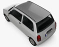 Daihatsu Mira 3-door 2003 3d model top view