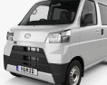 Daihatsu Hijet Cargo con interior 2017 Modelo 3D