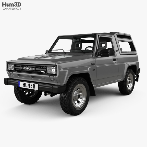 Daihatsu Rocky Wagon 1987 3D 모델 