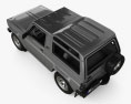 Daihatsu Rocky Wagon 1987 3D-Modell Draufsicht