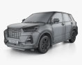Daihatsu Rocky 2022 3D-Modell wire render