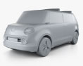 Daihatsu Wai Wai 2014 Modelo 3d argila render
