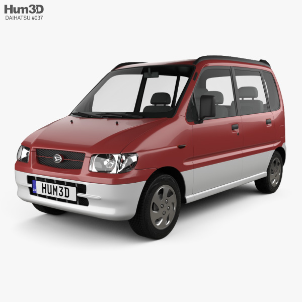 Daihatsu Move 2001 3D 모델 