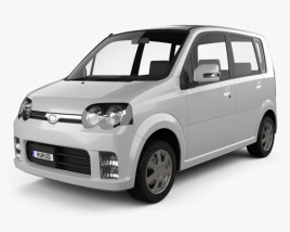 Daihatsu Move Custom 2004 3D model