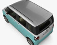Daihatsu Move Canbus with HQ interior 2020 3d model top view