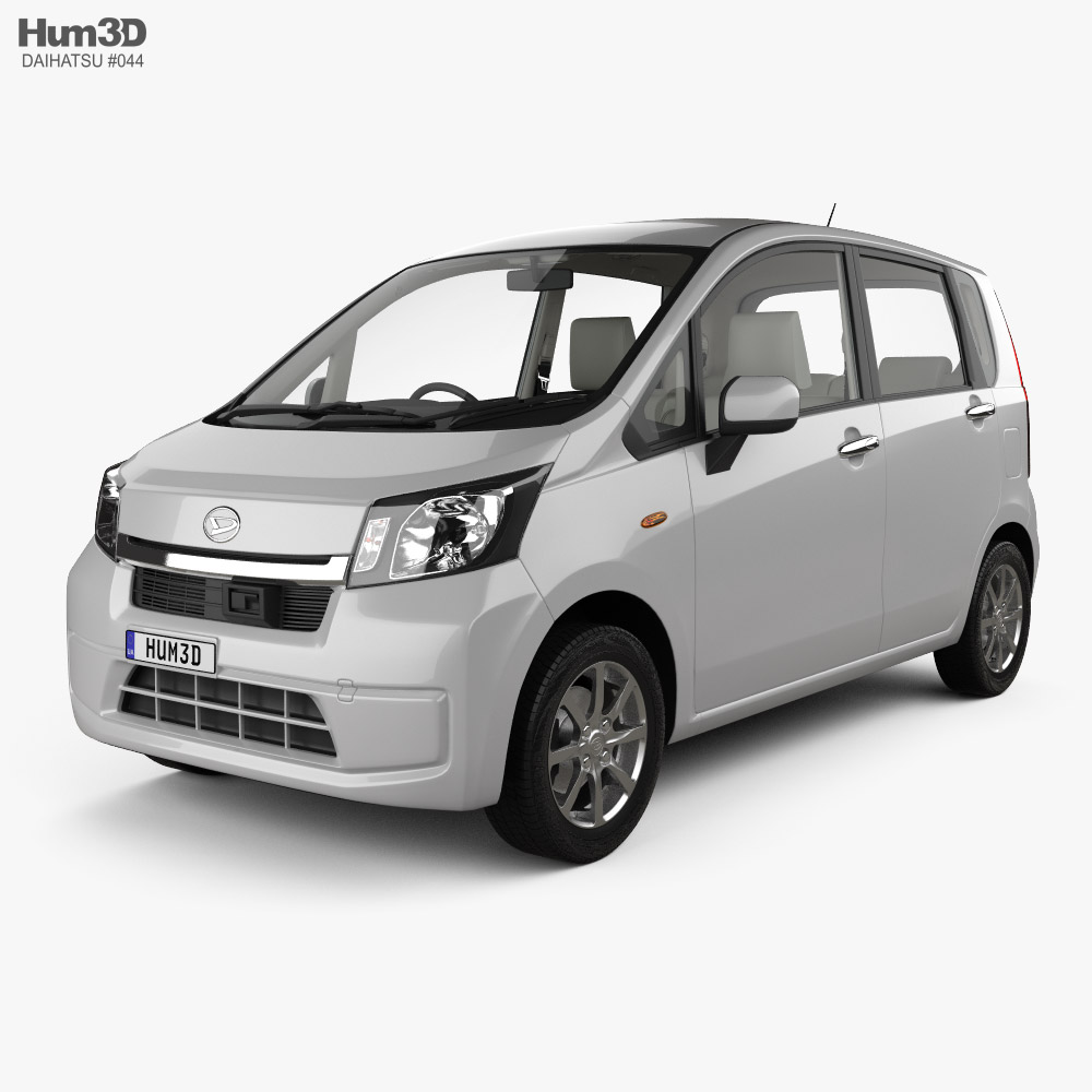 Daihatsu Move con interior 2012 Modelo 3D