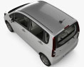 Daihatsu Move with HQ interior 2015 3d model top view