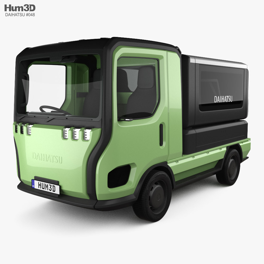 Daihatsu Tsumu 인테리어 가 있는 2020 3D 모델 