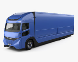 Daimler E-Fuso Vision One Box Truck 2020 3D model